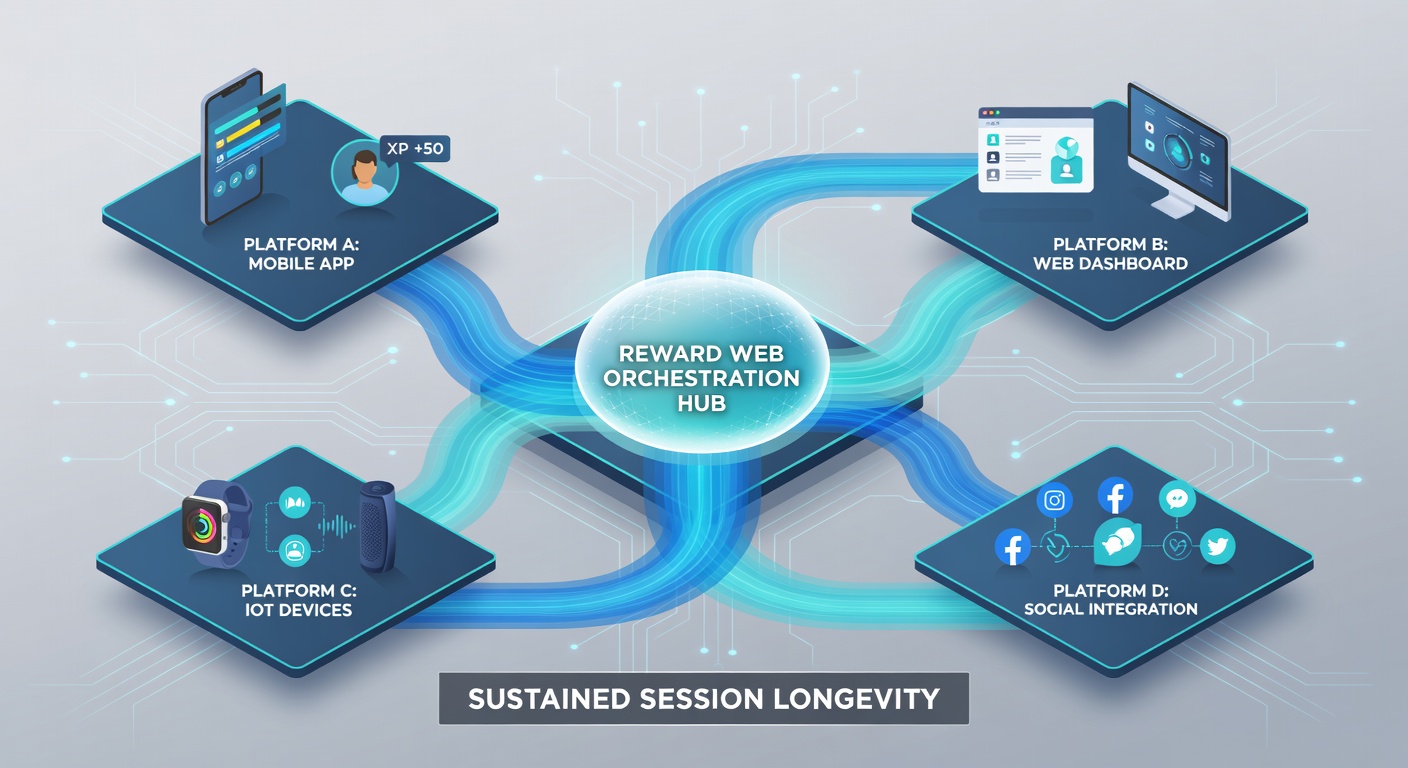 User journey map illustrating reward progression across mobile, desktop, and live dealer interfaces