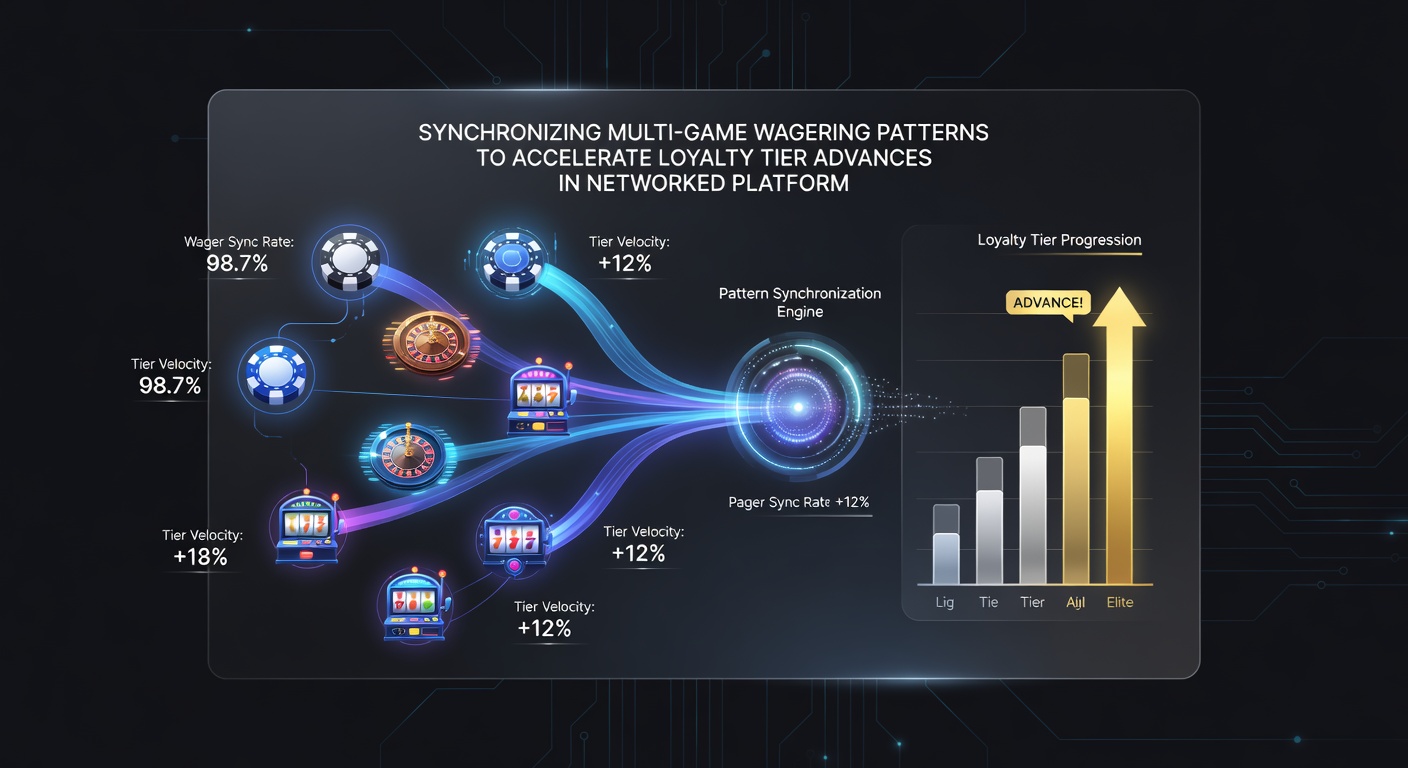 Player dashboard showing multi-game wagering patterns and accelerated loyalty tier progression metrics